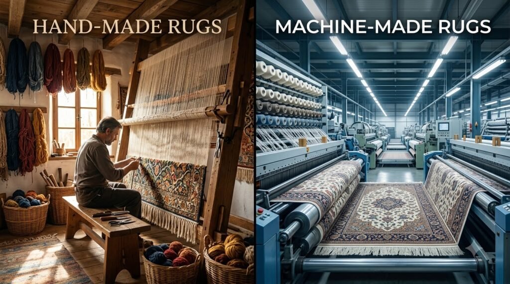 Handmade Rug vs. Machine-Made Rug